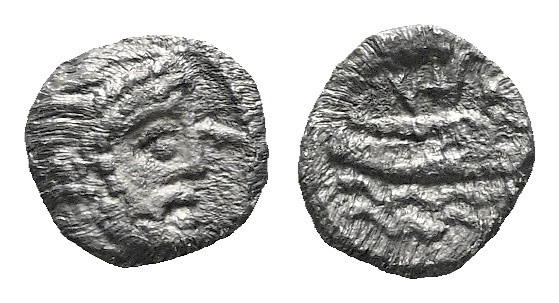 Phoenicia, Aradus Obol IV century BC, AR 7.00 mm., 0.67 g.

About VF