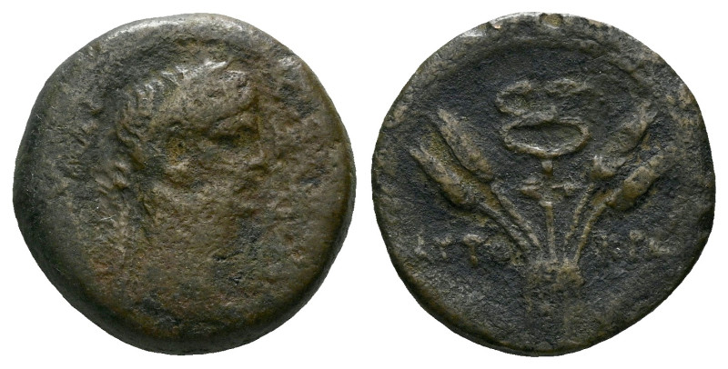Egypt, Alexandria Claudius, 41-54 Diobol circa 41-54, Æ 25.00 mm., 12.40 g.

A...