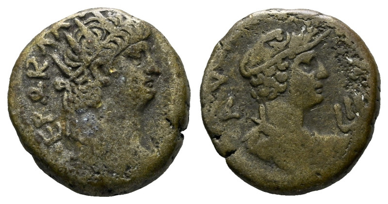 Egypt, Alexandria Nero, 54-68 Tetradrachm circa 54-68, billon 23.00 mm., 12.38 g...