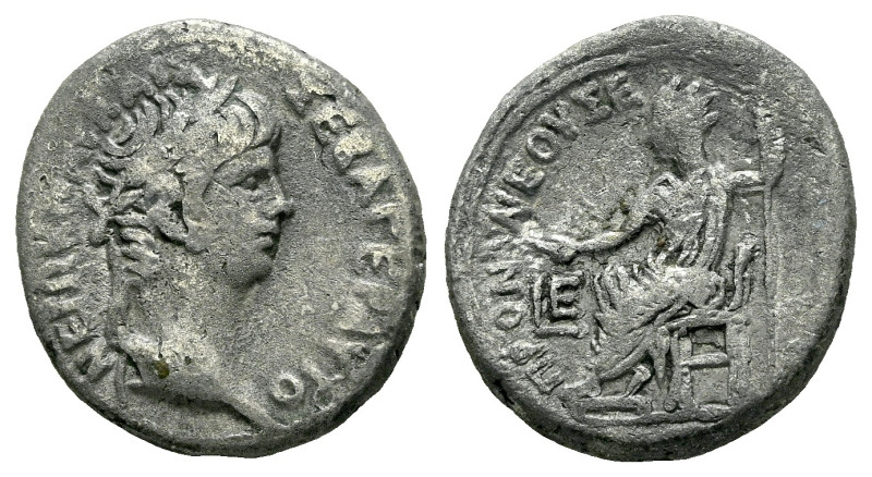 Egypt, Alexandria Nero, 54-68 Tetradrachm circa 54-68, billon 25.00 mm., 9.79 g....