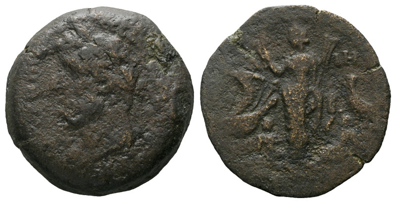 Egypt, Alexandria Antoninus Pius, 138-161 Drachm circa 138-161, Æ 34.00 mm., 24....