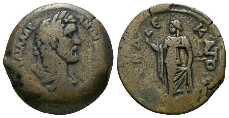 Egypt, Alexandria Antoninus Pius, 138-161 Drachm circa 138-161, Æ 34.00 mm., 25....