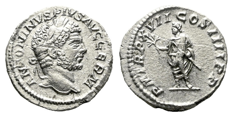Caracalla, 198-217 Denarius Rome circa 198-217, AR 17.00 mm., 2.78 g.

Good VF