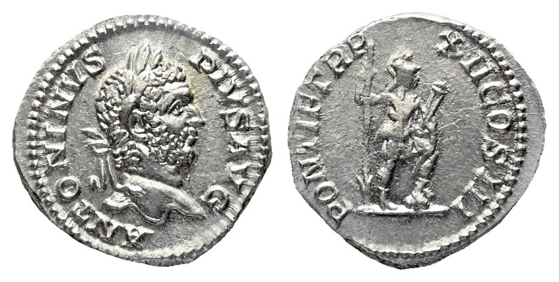 Caracalla, 198-217 Denarius Rome circa 198-217, AR 18.00 mm., 3.07 g.

Good VF