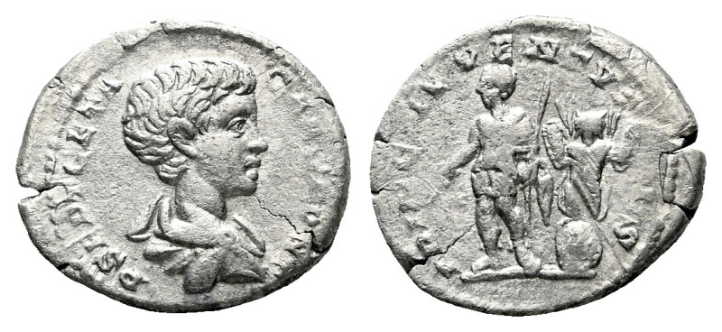 Geta caesar, 198-209 Denarius Rome circa 198-209, AR 18.00 mm., 2.41 g.

VF