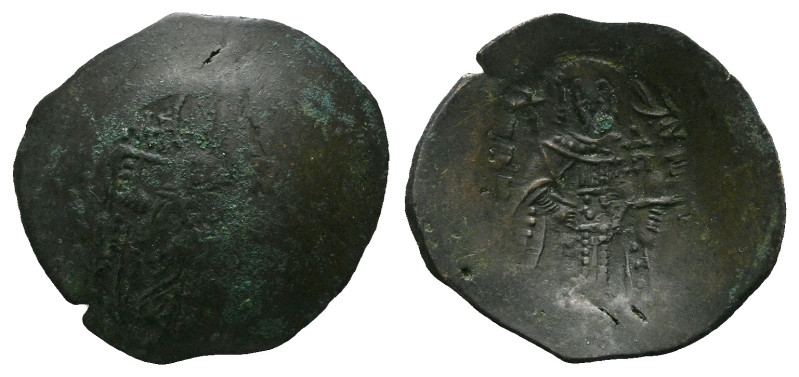 Aspron Trachy Constantinople circa XII century, billon 26.00 mm., 3.01 g.

VF
