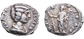 Rome Roman Empire 196 - 202 AR Denarius - Julia Domna (HILARITAS; Hilaritas) Silver Rome Mint 2.72g VF RIC IV.1 639 OCRE ric.4.ss.639