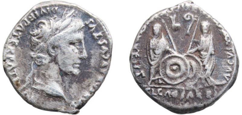 Rome Roman Empire 2 BC - 4 AD AR Denarius - Augustus, Gaius Caesar, and Lucius C...