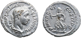 Rome Roman Empire 228 AR Denarius - Severus Alexander (P M TR P VII COS II P P; Pax) Silver Rome Mint 3.32g AU RIC IV.2 80 OCRE ric.4.sa.80