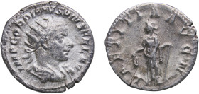 Rome Roman Empire 241 - 243 AR Antoninianus - Gordian III (LAETITIA AVG N; Laetitia) Silver Rome Mint 3.38g VF RIC IV.3 86 OCRE ric.4.gor_iii.86