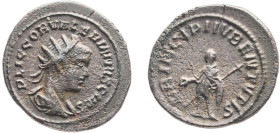 Rome Roman Empire 254 - 255 AR Antoninianus - Valerianus II (PRINCIPI IVVENTVTIS) Silver Antioch Mint 4.37g VF RIC V.1 51 OCRE ric.5.val_ii.51
