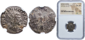 Rome Roman Empire 268 - 270 BI Antoninianus - Claudius II Gothicus (AEQVITAS AVG; Aequitas) Billon 2.7g NGC CH VF RIC V.1 137 OCRE ric.5.cg.137