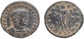 Rome Roman Empire 305 - 307 AE Nummus - Constantine I (GENIOPOPVLI ROMANI) Bronze Lugdunum Mint 6.96g VF
