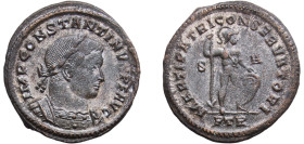 Rome Roman Empire 307 PTR AE Nummus - Constantinus I (MARTI PATRI CONSERVATORI) Bronze Treveri Mint 6.65g XF RIC VI 725 OCRE ric.6.tri.725