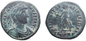 Rome Roman Empire 364 - 367 AE Nummus - Valentinianus I (SECVRITAS REIPVBLICAE) Bronze 2.36g VF