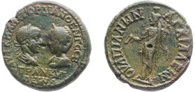 Rome Roman Empire Roman provinces, Thracia 241-244 AE - Gordian III and Tranquillina (Anchialus) Bronze Anchialus Mint 12.01g VF RPC VII.2 1188