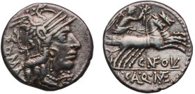 Rome Roman Republic (ancient) 117 BC - 111 BC AR Denarius (M. Calidius, Q. Metellus and Cn. Fulvius) Silver Rome Mint 3.95g XF RRC 284/1 Ffc 726