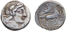 Rome Roman Republic (ancient) 90 BC - 89 BC AR Denarius (Vibia: Gaius Vibius Pansa; PANSA / C•VIBIVS•C•F; quadriga right) Silver Rome Mint 4.02g VF RR...