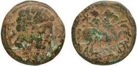 Iberia (ancient) City of Bolskan Suessetani people 150 BC - 101 BC AE Bronze Bolskan Mint 8.36g VF ACIP 1419 CNH 8 FAB 1918