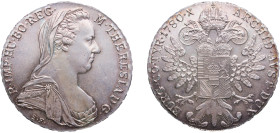 Austria ¨1780¨ 1 Thaler - Maria Theresia (Restrike) Silver (.833) 28.05g UNC KM T1 Y 55 Gigante 2