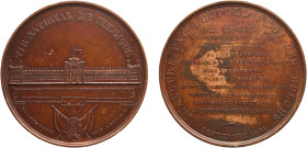 Belgium Kingdom 1861 Medal - RAEYMAECKERS/GEEFS Tir National de Belgique inauguré par le Roi Léopold I sept Bronze 61g UNC