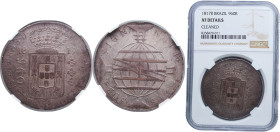 Brazil Portuguese colony 1817 R 960 Réis - João Prince Regent Silver (.896) Rio de Janeiro Mint (1599534) 26.89g NGC XF Cleaned KM 307