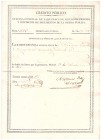 Fernando VII

La Nación Española. Crédito Público. 21 Diciembre 1822. Por valor de 33 reales y 28 1/2 maravedís. Con numeración, firmas y sello en s...