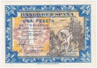 Estado Español, Banco de España

1 Peseta. 1 junio 1940. Serie C. ED.441a. EBC.