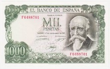 Estado Español, Banco de España

1000 Pesetas. 17 septiembre 1971. Serie F. ED.474b. SC-.