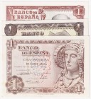 Estado Español, Banco de España

1 Peseta. Lote de 3 billetes. 1948, 1951 y 1953. SC a EBC.