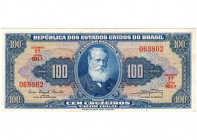 Billetes extranjeros

100 Cruzeiros. (1964). P.170c. EBC.