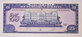 Billetes extranjeros

25 Gourdes. 1988. P.248a. Escaso. SC-.
