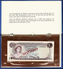 BAHAMAS. Lot of (8) in Booklet. Bahamas Monetary Authority. 50 Cents, 1, 3, 5, 10, 20, 50 & 100 Dollars, 1968. P-26, 27, 28, 29, 30, 31, 32 & 33. Spec...
