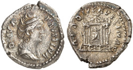 RÖMISCHE MÜNZEN. RÖMISCHE KAISERZEIT. Faustina I., gest. 141.&nbsp;&nbsp; 
 Ein zweites, ähnliches Exemplar.
3,03 g fein getönt, ss