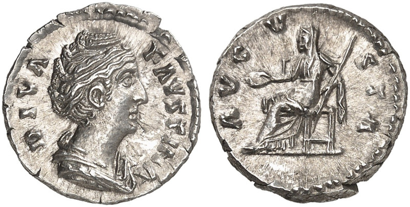 RÖMISCHE MÜNZEN. RÖMISCHE KAISERZEIT. Faustina I., gest. 141.&nbsp;&nbsp; 
 Den...