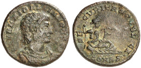 RÖMISCHE MÜNZEN. RÖMISCHE KAISERZEIT. Hannibalianus Rex, 335 - 337.&nbsp;&nbsp; 
 Ein zweites, ähnliches Exemplar.
1,74 g grüne Patina, ss