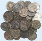 LOTS ANTIKER MÜNZEN.&nbsp;&nbsp; 
 Lot von 41 Stück: Römische Antoniniane von Gordianus III. bis zur Tetrarchie, dabei 1x Aurelianus mit Vabalathus....