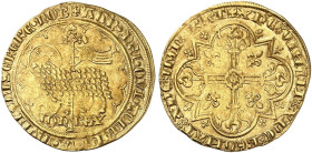 EUROPA. FRANKREICH. - Königreich. Jean II., "le Bon", 1350-1364.&nbsp;&nbsp; 
 Mouton d'or o. J.
Friedb. 280, Dupl. 291 Gold ss - vz