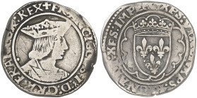 EUROPA. FRANKREICH. - Königreich. François I., 1515-1547.&nbsp;&nbsp; 
 Teston o. J., Paris, 2. Typ.
Dupl. 793 Rdf., s - ss