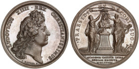 EUROPA. FRANKREICH. - Königreich. Louis XIV., 1643-1715.&nbsp;&nbsp; 
 Bronzemedaille 1673 (von J. Mauger, 41,0 mm), auf die Gründung der Französisch...