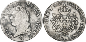 EUROPA. FRANKREICH. - Königreich. Louis XV., 1715-1774.&nbsp;&nbsp; 
 Lot von 20 Stück: Diverse Münzen, u. a. Écu 1728, La Rochelle, 1771, Pau, Reche...