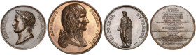 EUROPA. FRANKREICH. Consulat, 1799-1804, Bonaparte Premier Consul, 1801-1804.&nbsp;&nbsp; 
 Lot von 3 Stück: Bronzemedaille AN VIII (von Petit, 51,2 ...