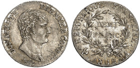 EUROPA. FRANKREICH. Consulat, 1799-1804, Bonaparte Premier Consul, 1801-1804.&nbsp;&nbsp; 
 1/2 Franc AN 12 (1803-1804), A - Paris.
Gad. 394 schöne ...