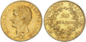 EUROPA. FRANKREICH. Consulat, 1799-1804, Bonaparte Premier Consul, 1801-1804.&nbsp;&nbsp; 
 20 Francs AN 12 (1803-1804), A - Paris.
Friedb. 480, Gad...
