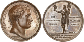 EUROPA. FRANKREICH. - Königreich. Napoléon I., 1804-1814.&nbsp;&nbsp; 
 Bronzemedaille 1806 (von Droz u. Brenet, 40,4 mm), auf die Rückeroberung fran...