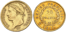 EUROPA. FRANKREICH. - Königreich. Napoléon I., 1804-1814.&nbsp;&nbsp; 
 20 Francs 1811, W - Lille.
Friedb. 512, Gad. 1025, Schlumb. 84 Gold ss
