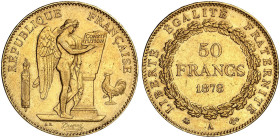 EUROPA. FRANKREICH. III. République, 1871-1940.&nbsp;&nbsp; 
 50 Francs type Génie 1878, A - Paris.
Friedb. 591, Gad. 1113, Schlumb. 425 Gold ss - v...