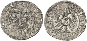 EUROPA. - MURBACH ET LURE. - Abtei. Andreas von Österreich, 1587-1600.&nbsp;&nbsp; 
 Groschen o. J., Guebviller.
Divo 67, De Mey 67 ss
