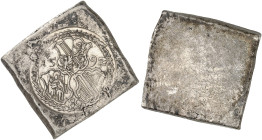 EUROPA. - STRASBOURG. - Bistum. Johann Georg von Brandenburg, 1592-1605.&nbsp;&nbsp; 
 Einseitige Talerklippe zu 80 Kreuzer 1592.
E. u. L. 448, Slg....