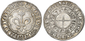 EUROPA. - STRASBOURG. - Stadt.&nbsp;&nbsp; 
 Groschen o. J. (nach 1387).
E. u. L. 386 vz
